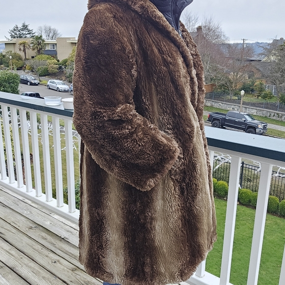 Vintage beaver fur coat M/L - Picture 3 of 11